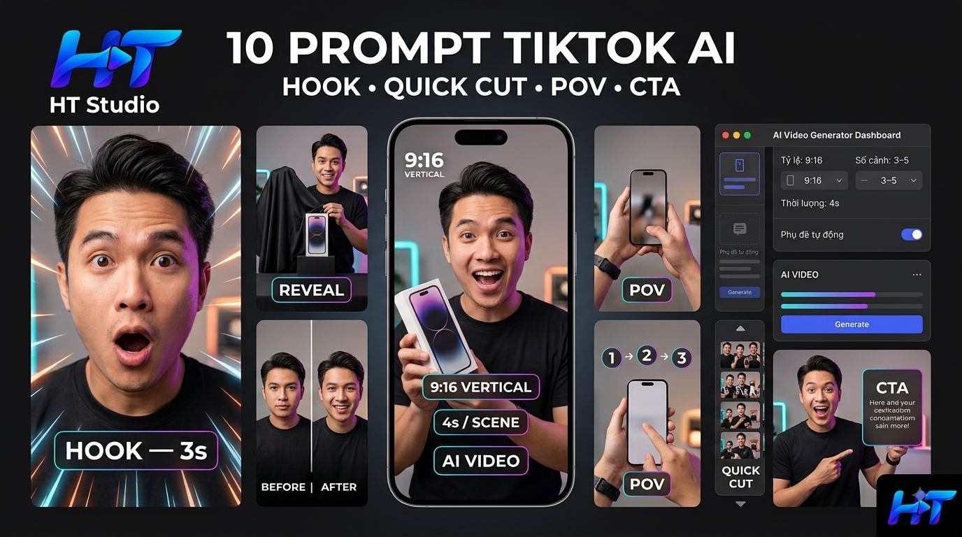 Video TikTok cần bắt mắt ngay từ giây đầu và giữ nhịp nhanh xuyên suốt