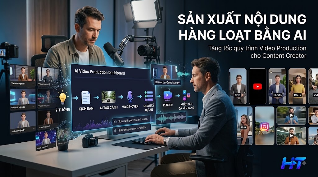 Quy trình sản xuất nội dung hàng loạt